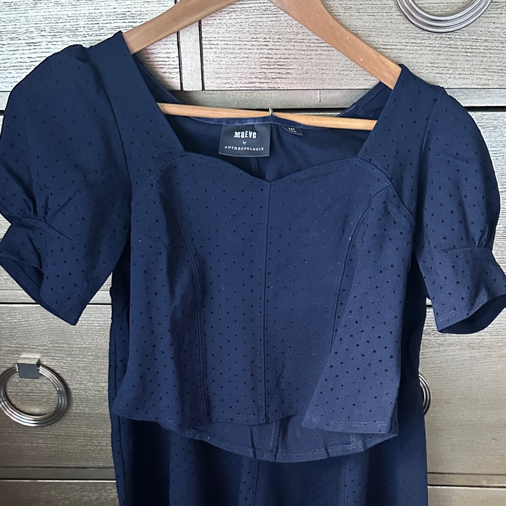 🛍️SALE🛍️ Maeve by Anthropology Sevigny Top & Skirt Set - Picture 4 of 10